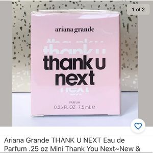 Ariana Grande fragrance: thank u, next travel size